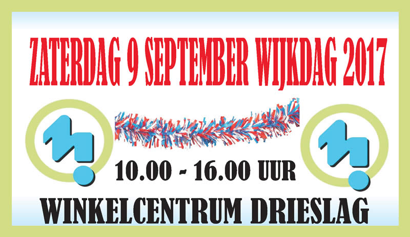 banner wijkdag