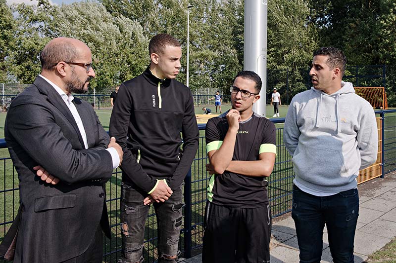 werkbezoek jongerenwerk burgemeester