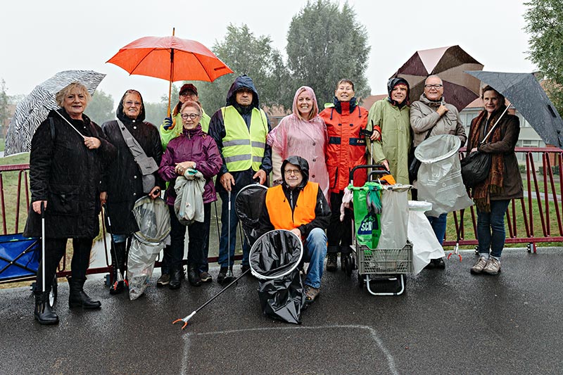Zwerfvuil opruimactie