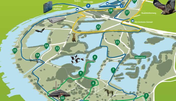 wandelkaart afbeelding