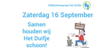 Houd het Duifje schoon