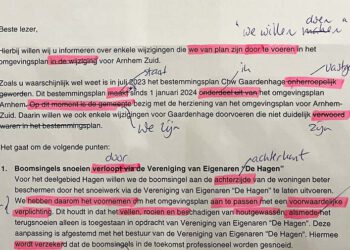 Onduidelijke brief